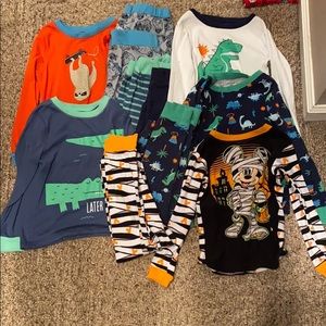 Five sets of 5T long sleeve pajama sets